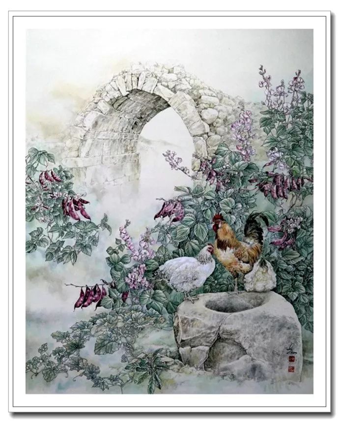 以工写神--陈东山工笔花鸟画