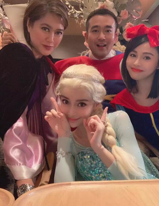 Angelababy30岁生日宴扮女王，一个细节曝光她与黄晓明感情现状