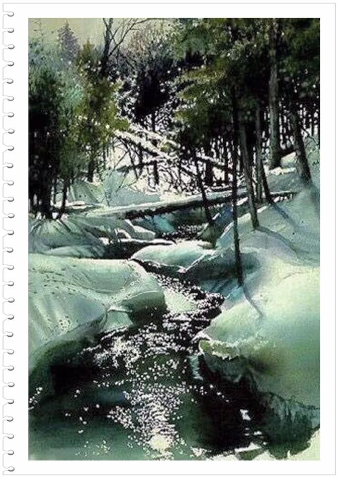如梦如景--美国画家NitaEngle水彩画