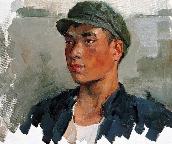 幽雅清丽--全山石人物肖像油画