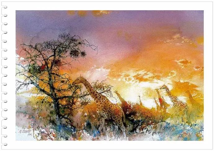 如梦如景--美国画家NitaEngle水彩画