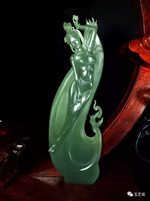 飞天神女,这才是和田玉中的女神们!
