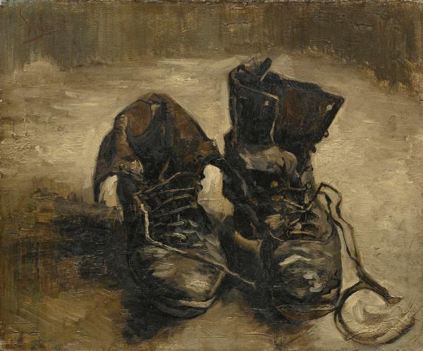 《鞋子》,1886年,阿姆斯特丹梵高博物馆收藏