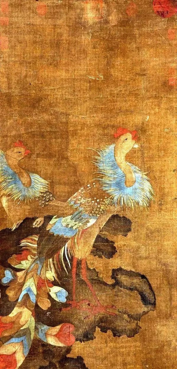 朱景玄《唐朝名画录》称他"最长于花鸟",而且画"草木,蜂蝶,雀,蝉,并居