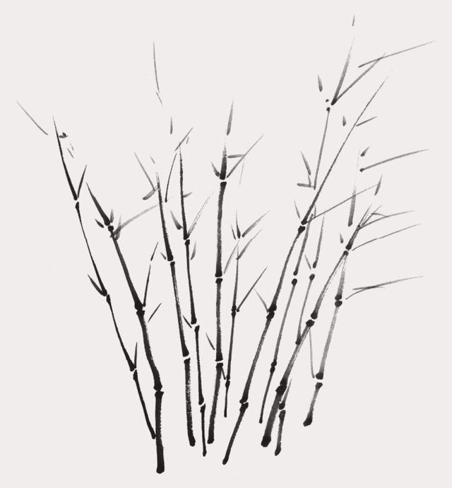 山水画中芦苇、竹、草作为配景这样画更能突显作品质量