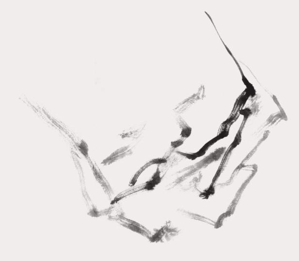 山水画中芦苇、竹、草作为配景这样画更能突显作品质量