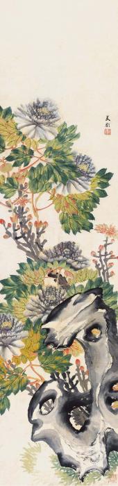 宋美龄设色花卉字画之家