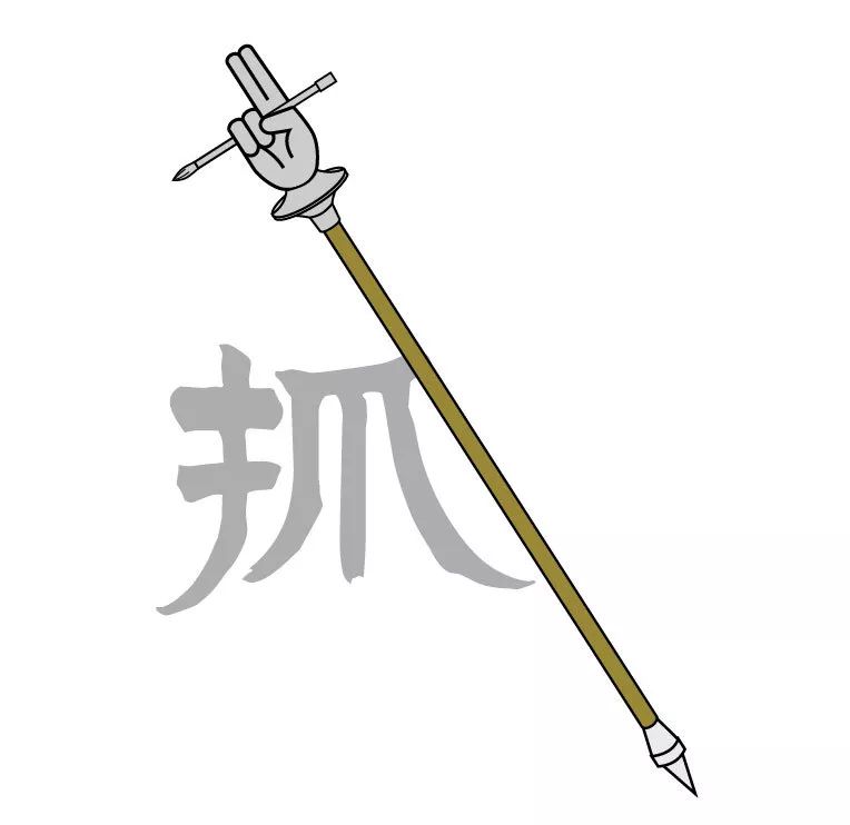 热身训练:十八般兵器顺口溜  刀枪剑戟 斧钺钩叉 镋棍槊棒 鞭锏锤抓