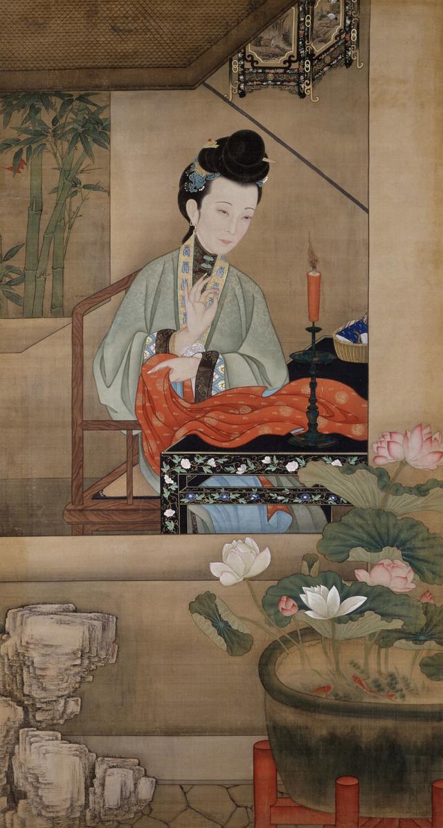 据说这些画中美人都是雍正皇帝的后妃