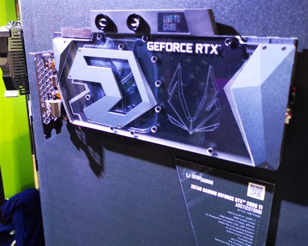 索泰送10万美元大奖 RTX 2080 Ti水冷显卡亮相Computex