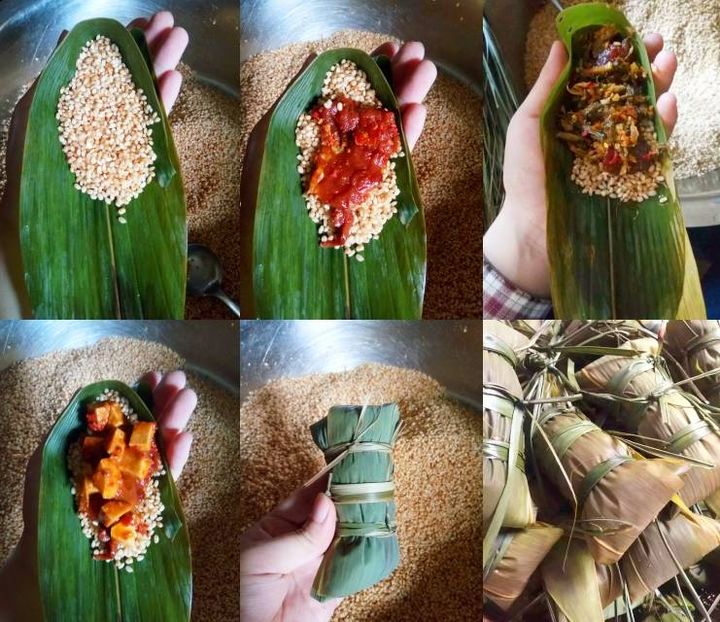 酸菜咸肉粽
