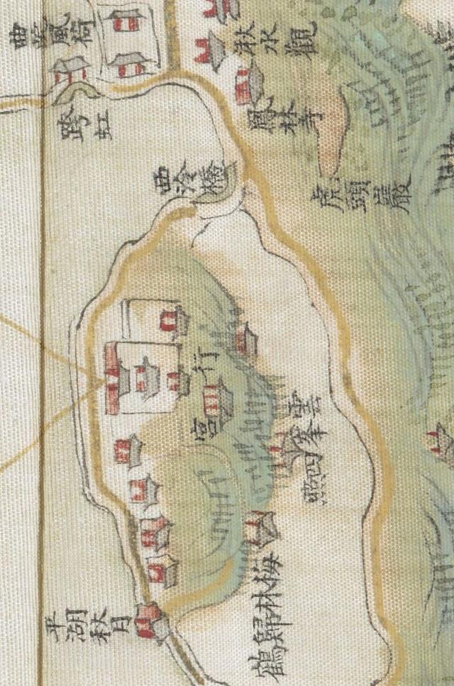 乾隆皇帝御用杭州西湖导游图,给你一份