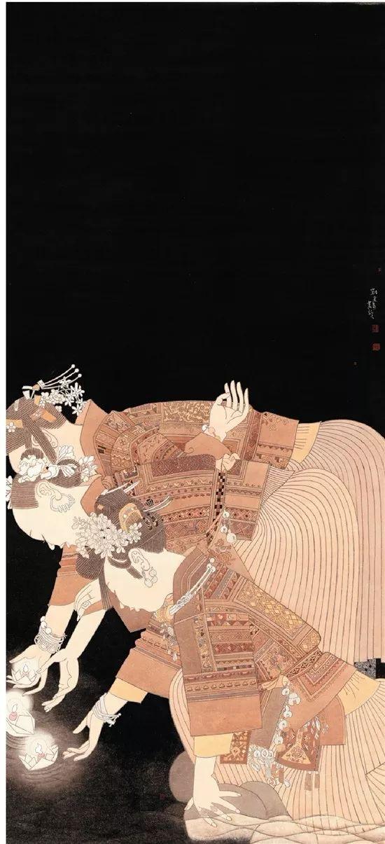 灵动典雅|刘金贵工笔人物画赏析