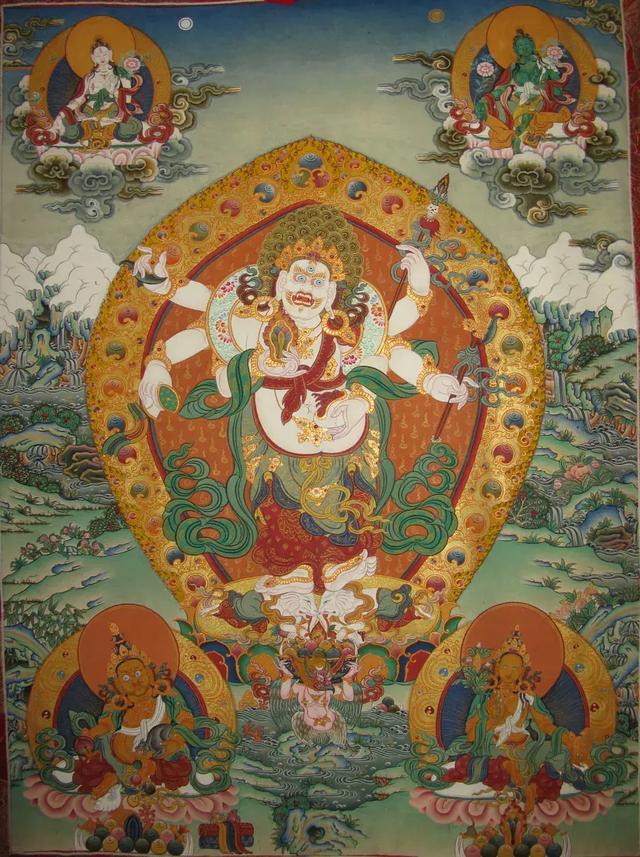 梵林文化-最具威力的财神六臂白玛哈嘎拉