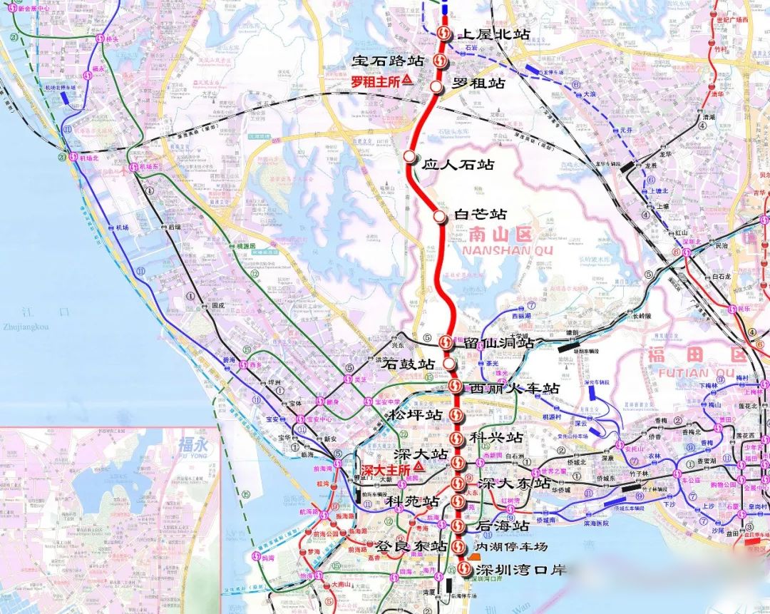 深圳地铁13号线进展曝光连接南山三大地标