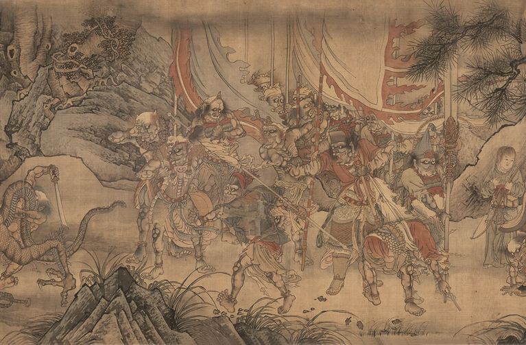 这位骑白马,牵白犬的玉帝外甥二郎神竟然是波斯人?