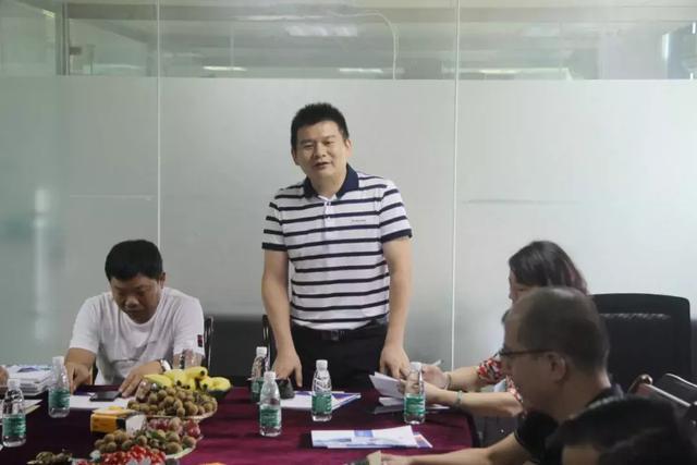 深圳市岳阳县商会走进广州云星,商会顾问潘锦为云星提出六大建议