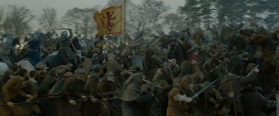 ▲电影中进攻受挫的英格兰骑士&nbsp;