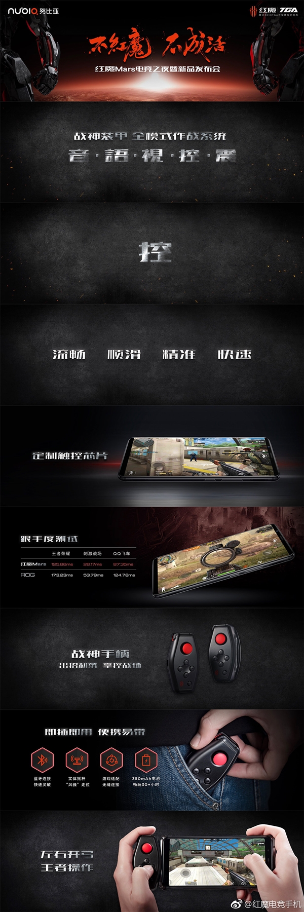 10GB 3999元！红魔Mars电竞手机发布：风冷液冷提速70％