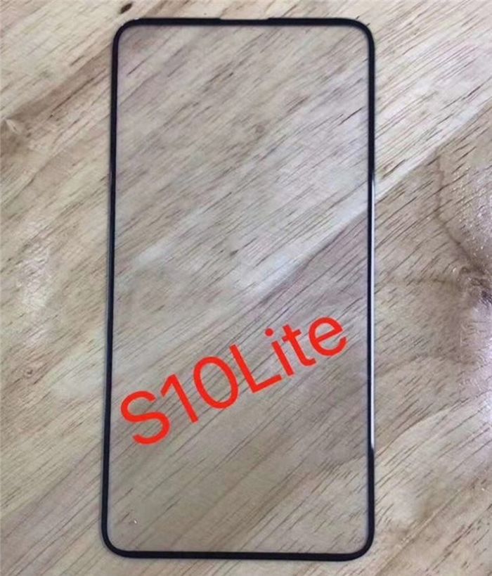 三星S10 Lite玻璃面板曝光：四边超窄，屏占比惊喜？