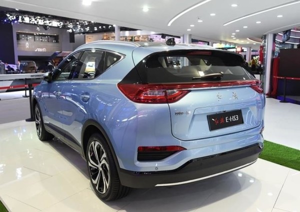 红旗纯电动SUV正式下线 外观霸气十足