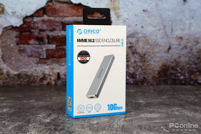 ORICO PCM2-C3 NVMe M.2 SSD硬盘盒 评测:轻松DIY一个中端小巧移动固态