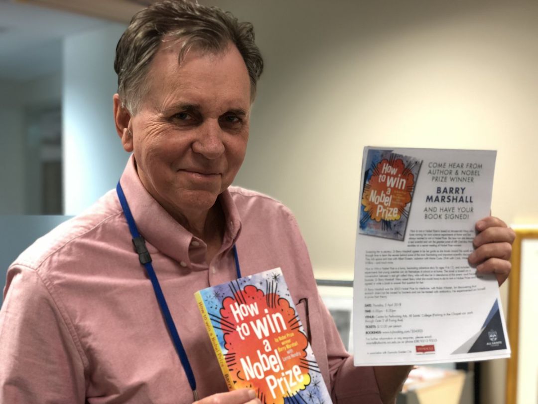 诺贝尔奖得主 巴里·马歇尔(barry marshall 图片来源:twitter.