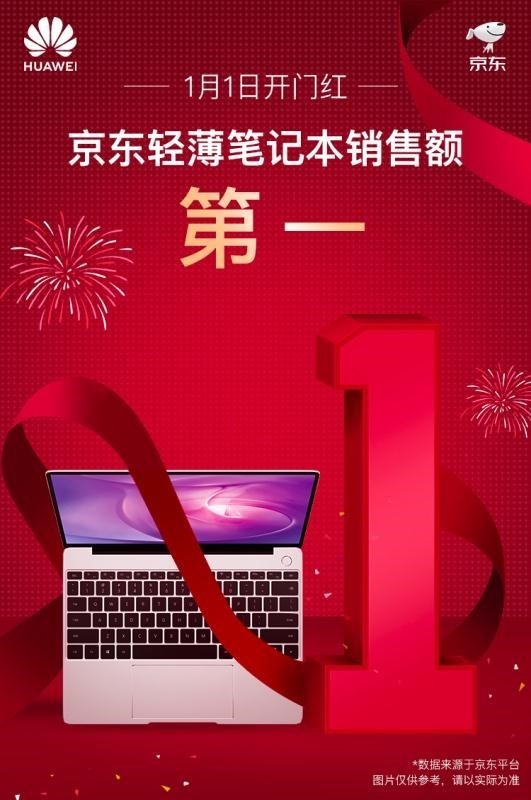 双冠 华为MateBook 13笔记本元旦开门红