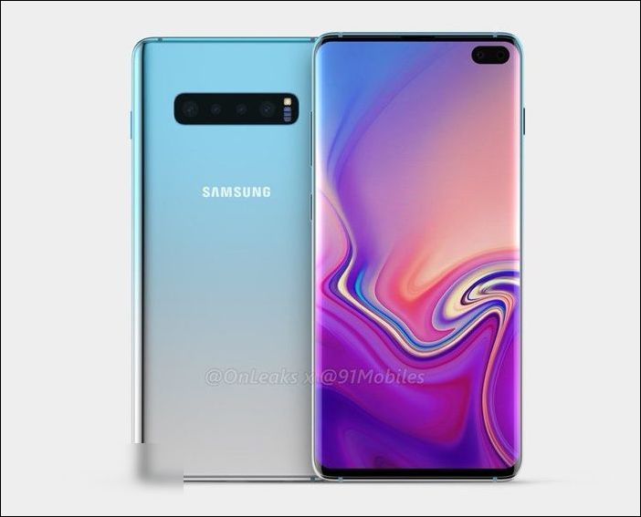 传三星下一代旗舰 Galaxy S10 也采用挖孔屏设计