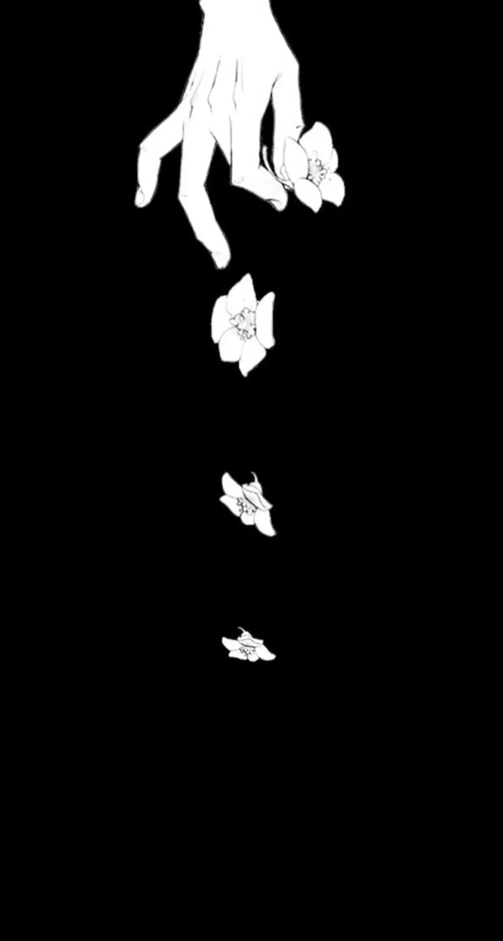 黑白插画创意微信聊天背景图|生活中最基本的色调