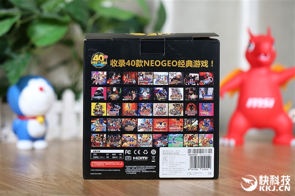 SNK NEOGEO mini游戏机开箱图赏:内置40款经典游戏