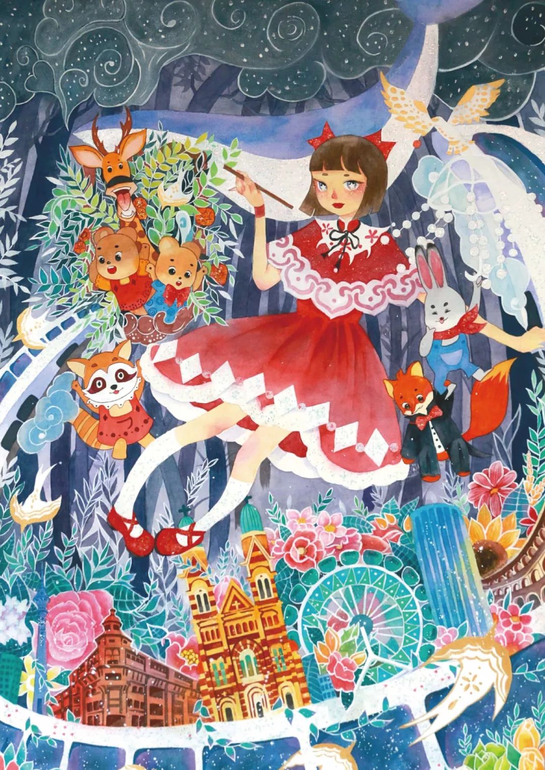 插画| "2018年度全国大学生插画大赛"金银铜奖作品