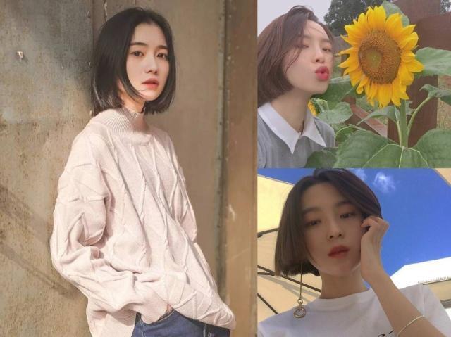 今年流行的内扣卷短发,每一款都很显脸小!