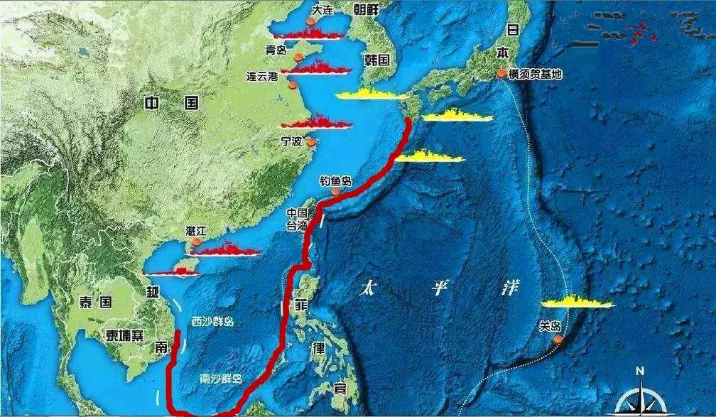 地图看世界；三方重叠的东海防空识别区、中国钓鱼岛全图。