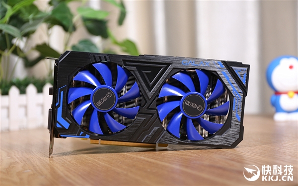 影驰GTX 1660 Ti大将显卡拆解图赏：蓝色风扇夺目