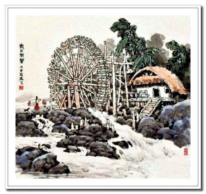 椰风海韵--马飞海南山水画