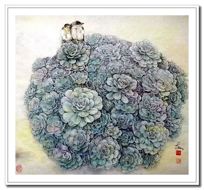 以工写神--陈东山工笔花鸟画