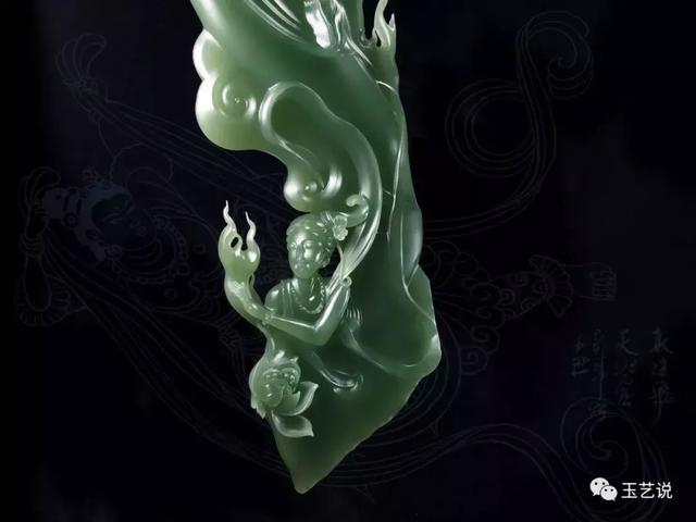 飞天神女,这才是和田玉中的女神们!