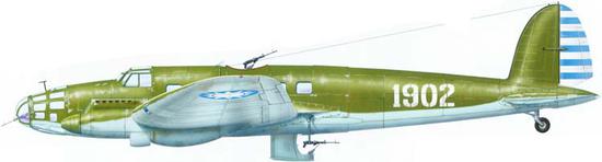 著名的1902号机中国空军标准涂装示意图