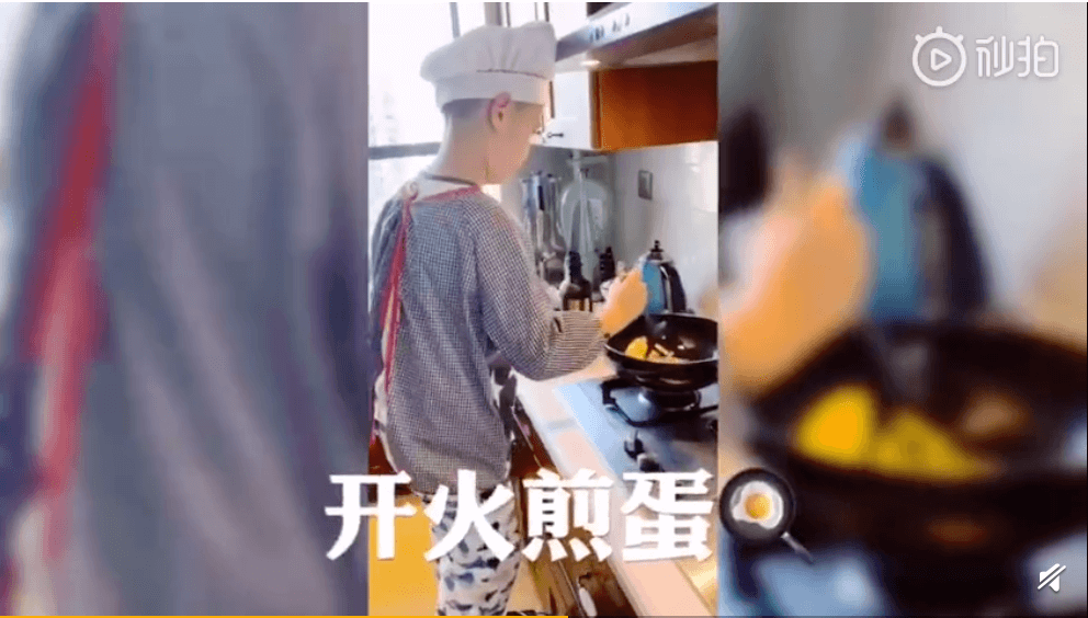 林永健8岁儿子切菜做饭，样样熟练，网友：好能干！