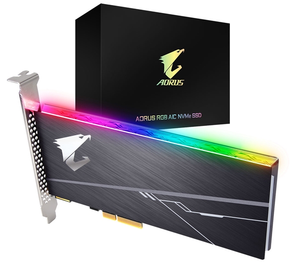 技嘉正式发布Aorus PCIe SSD：群联E12主控 读取3.48GB/s