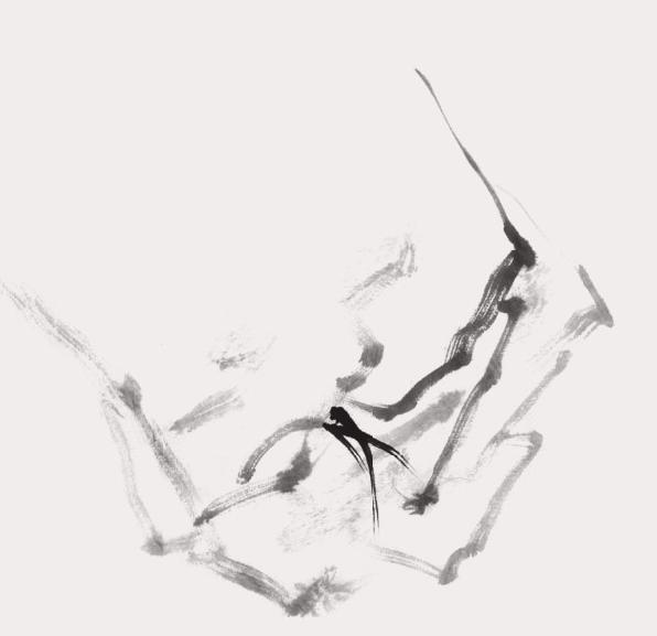 山水画中芦苇、竹、草作为配景这样画更能突显作品质量