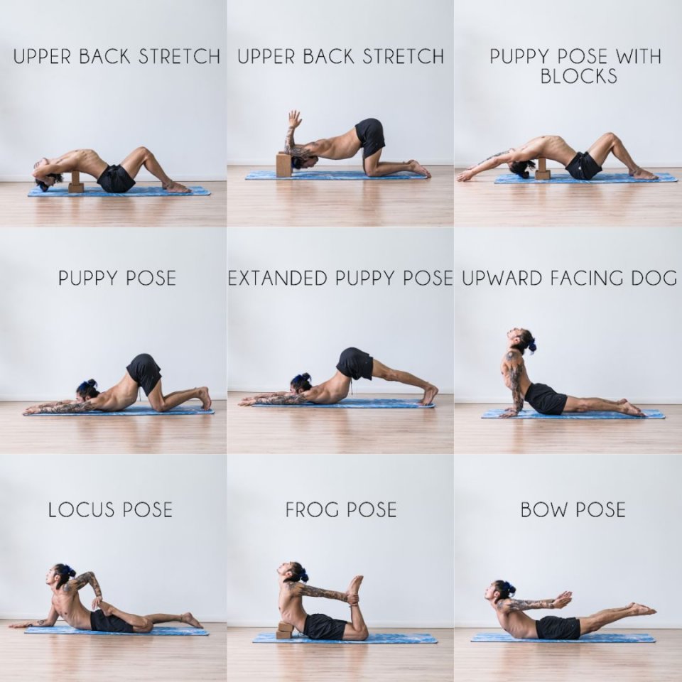 10套瑜伽序列99个体式3种辅具，开肩、开髋超有效！