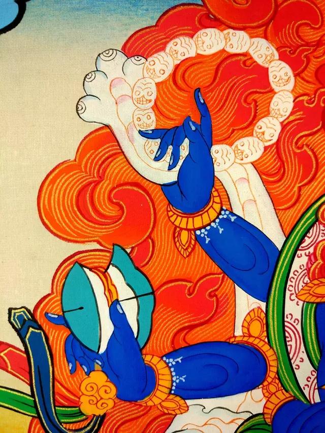 梵林文化-六臂玛哈嘎拉图解