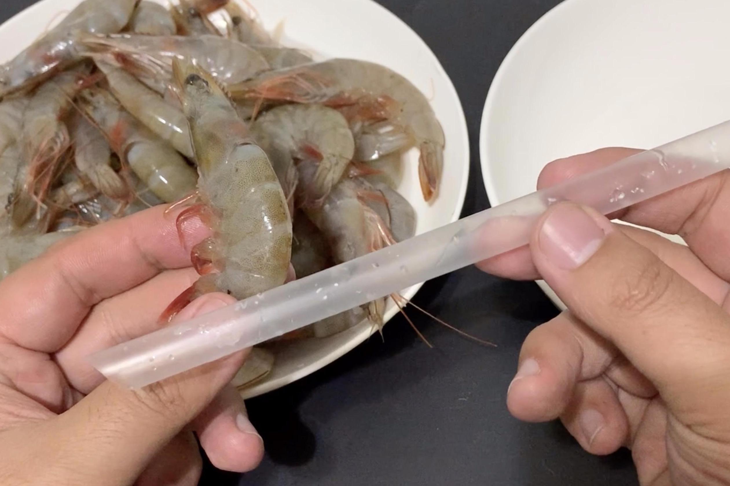 怎么去虾线最方便图片