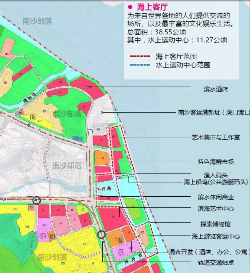 虎门渡口停运将为南沙湾唯一交通枢纽用地,是未来南沙