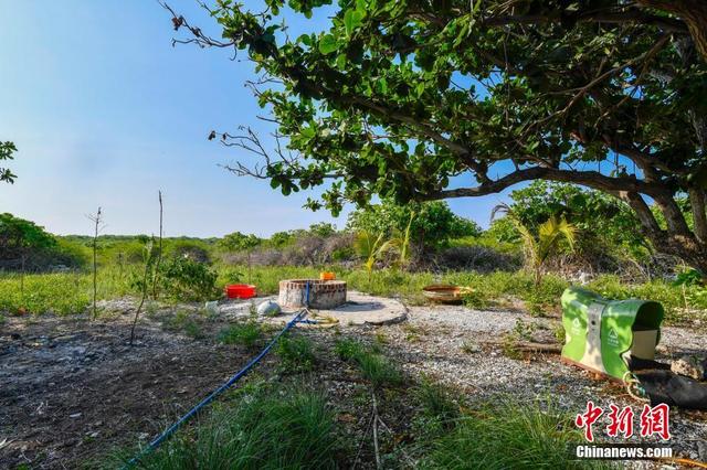 探访西沙甘泉岛:小岛美如翡翠 渔民居住点设施齐全