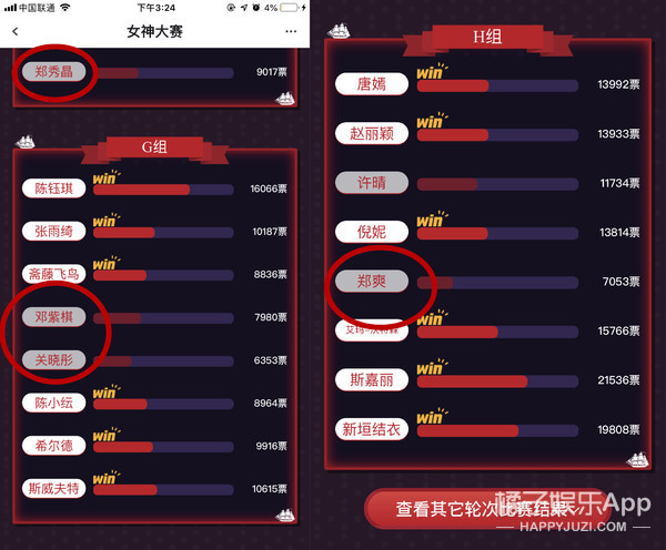 今年的虎扑女神是刘亦菲，可她们在第一轮就被淘汰了？