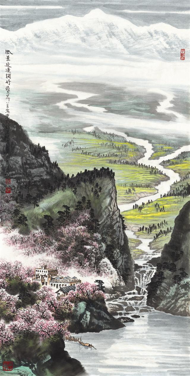 著名画家姚叶红:蜀山峻美 大气磅礴