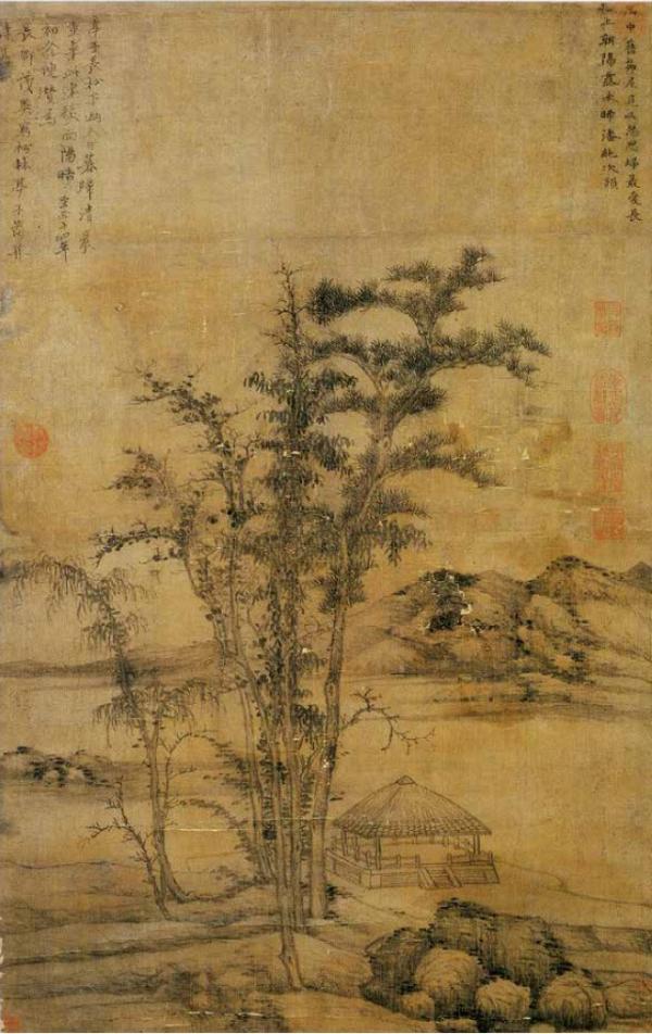 中艺汇赏名画:他的画是"雅"的象征-来欣赏倪云林作品吧